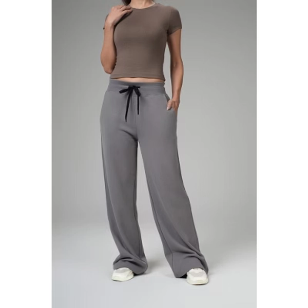Spruce Fashion Women's Wide Fit French Terry Lounge
Sweat Pant, Grey, L