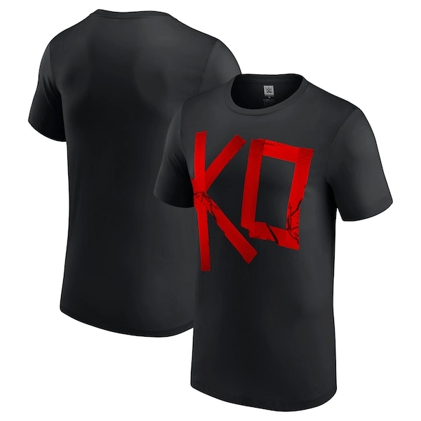 WWE Kevin Owens Tape KO T-Shirt - Black - Mens