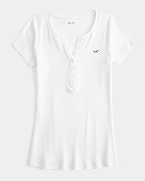 Short-Sleeve Icon Henley