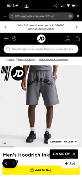 Men's Smoke Rise Nylon Cargo Shorts - Size S