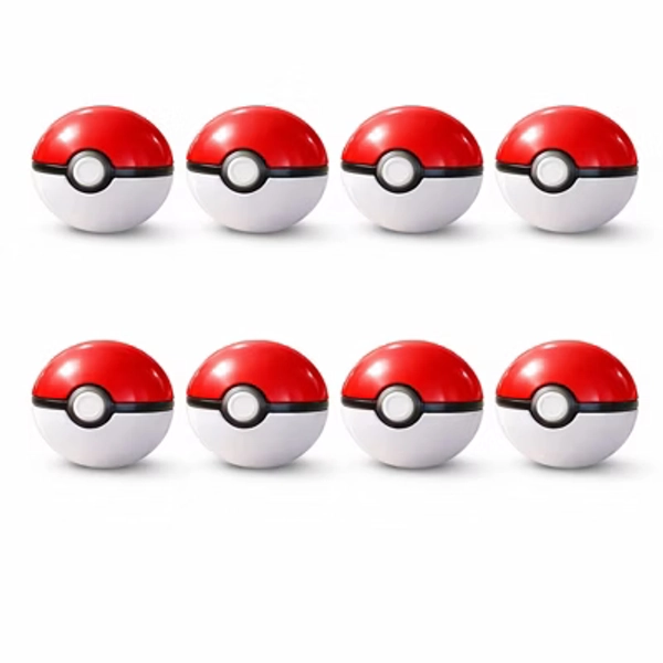Pack of 8 Pokemon Poke Ball Mystery Random Assortment