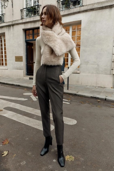 HIGH-WAIST TROUSERS