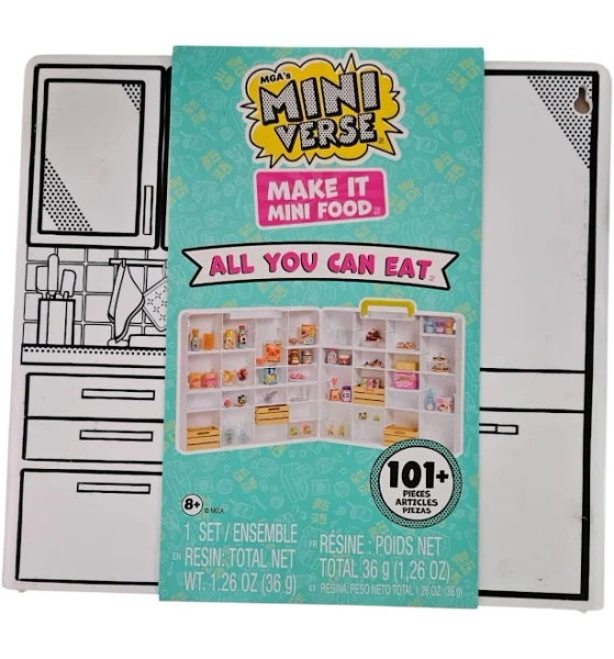 Mga Miniverse All You Can Eat Make It Mini Food Diy Mini Toy Set 101+