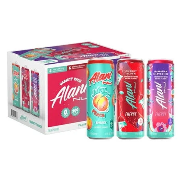 Alani Nu Energy Drink Cans Variety Pack 12 fl oz 12 ct