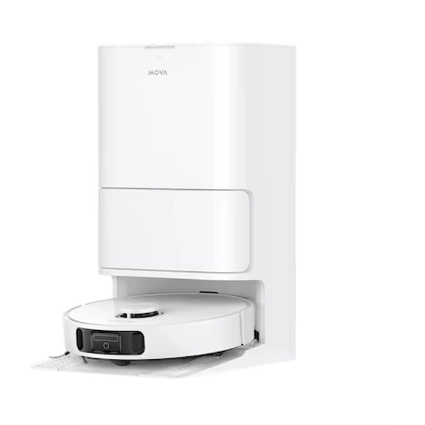 Роботизирана прахосмукачка Mova E30 Ultra, всмукателна мощност 7000 Pa, резервоар за чиста вода 4,5 л, бяла - eMAG.bg