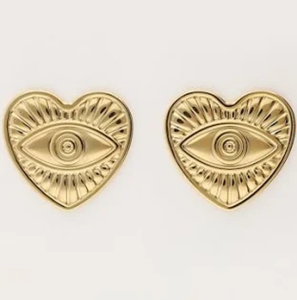 my jewellery Sale Iconic oorhangers met hartjes ogen