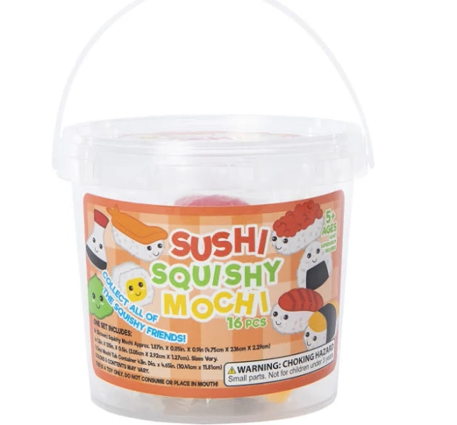 Squishy Mochi Tub 16-Count