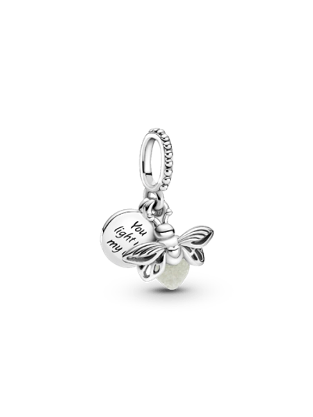 Glow-in-the-dark Firefly Dangle Charm