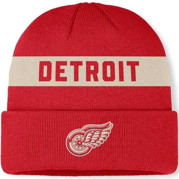 Fanatics Men's Detroit Red Wings Centennial Cuffed Knit Hat