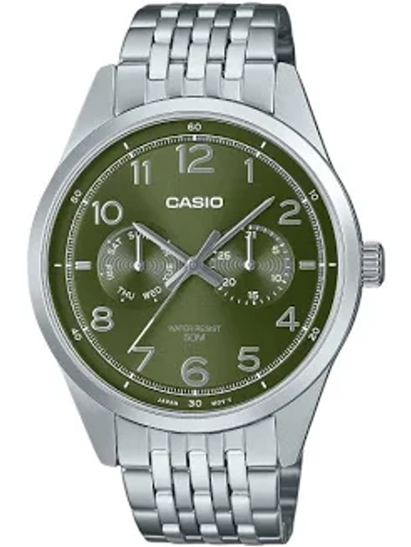 Men's Casio Standard Analog Stainless Steel Dial Quartz MTP-E340D Watch
