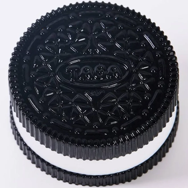 TABASQUISHY 60g Black-White Sandwich Cookie Taba Squishy Squeeze Toys