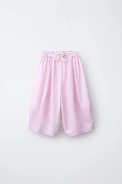 LINEN BLEND PANTS