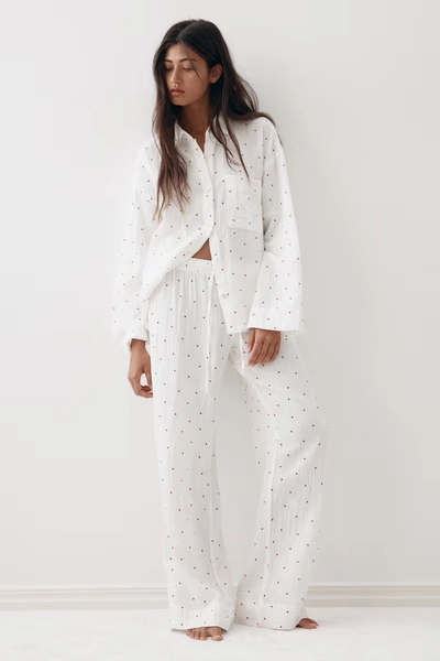 Pyjama aus Baumwollmusselin