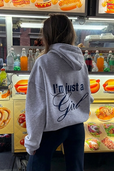 I'm just a girl hoodie