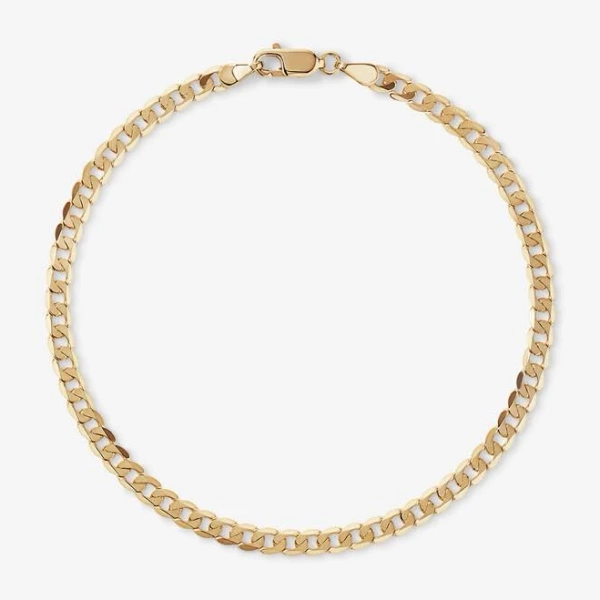 Michael Hill Width Flat Curb Bracelet in 10ct