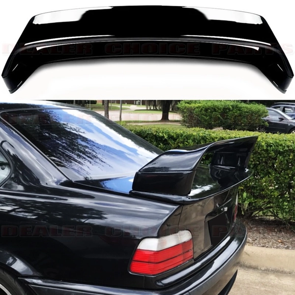 1992-1997 1998 BMW e36 94-99 M3 LTW High Style Trunk Spoiler Wing GLOSS BLACK