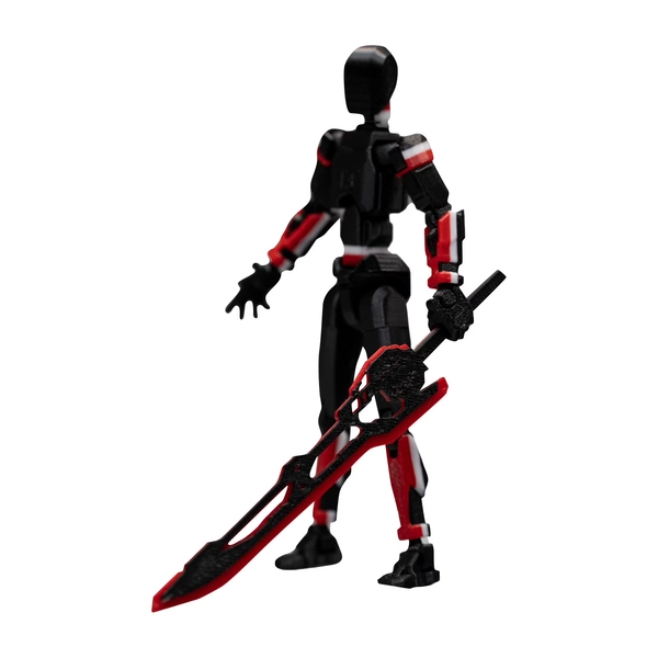 T13 Action Figures 5 PCS - (Assembly Required) Titan 13 Action Figure, T13 Action Figure 3D Printed Multi-Jointed Movable,Desktop Decorations for Action Figures