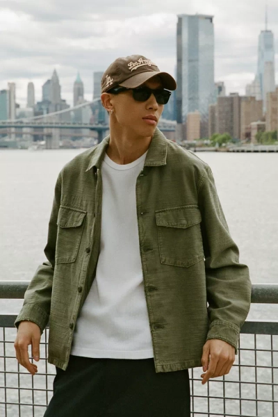 BDG Textured Cotton Surplus Overshirt