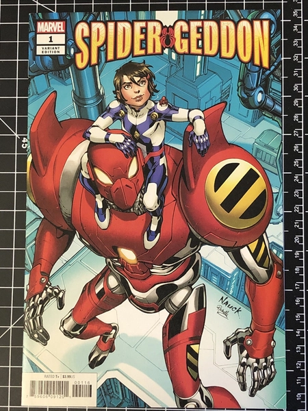 SPIDER-GEDDON #1 TODD NUACK VARIANT 1ST COVER APPEARANCE PENI PARKER  2018 B1