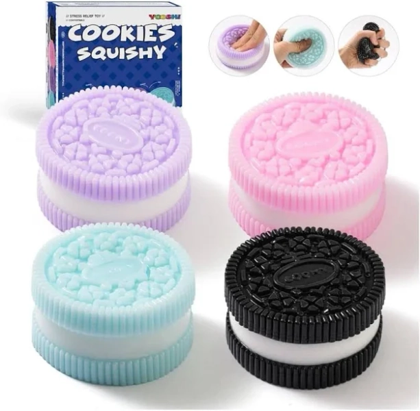 4pcs Squishy Kawaii Mochi Sensory Toys