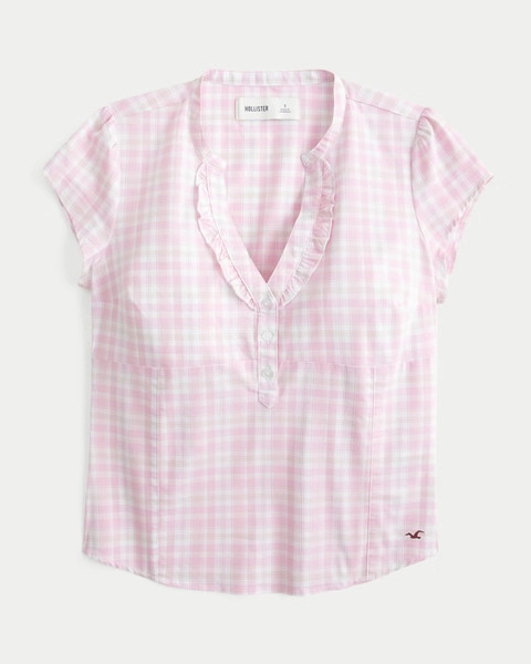 Short-Sleeve Icon Henley Shirt