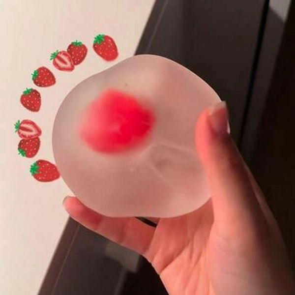 1/3pcs Super Soft Jelly Squishy Toy, Transparent Mochi Squeeze Toy, Slow Rebound Clear Stress Ball, Decompression Fidget Toy For Anxiety Relief, Cute Portable Pocket Size, Office Home Vent Toy, Ideal Gift For Teens & Adults And Kids - Size 1pc