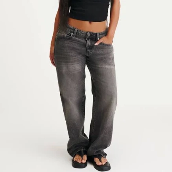 Cotton On Women's Curvy Low Rise Straight Jeans