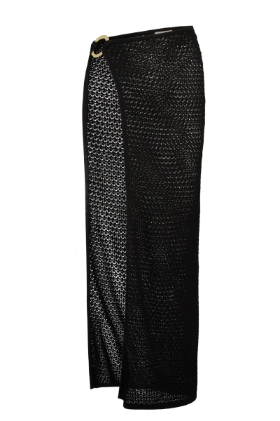 Palermo Skirt - Black Lace Crochet - Black Lace Crochet / P