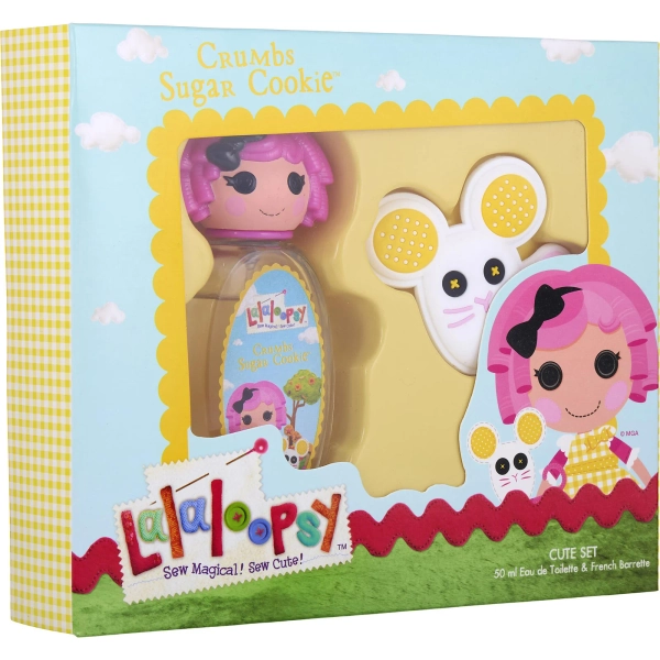 Lalaoopsy Crumbs Sugar Cookie Eau De Toilette Spray 1.7 oz & Hair Clip