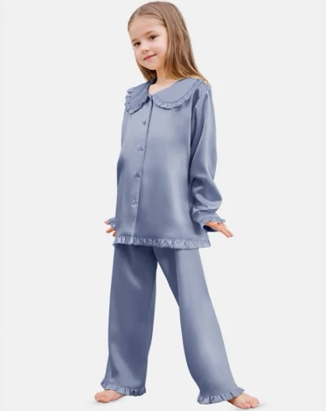 ELLESILK Kids Silk Pajama Set