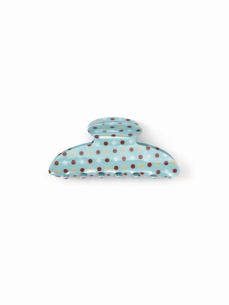 POLKA DOT HAIR CLAW For Daily Casual Picnic