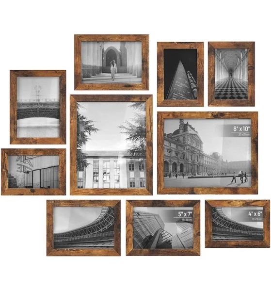 Pictures Frames Set of 10