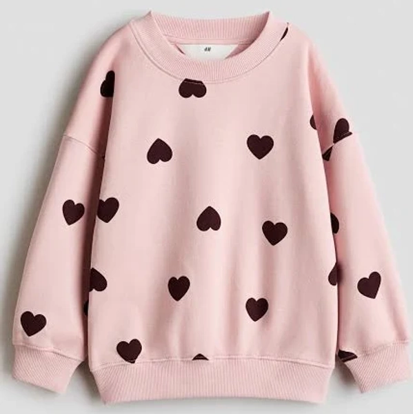 Girls H&M Oversized Brushed-Inside Sweatshirt