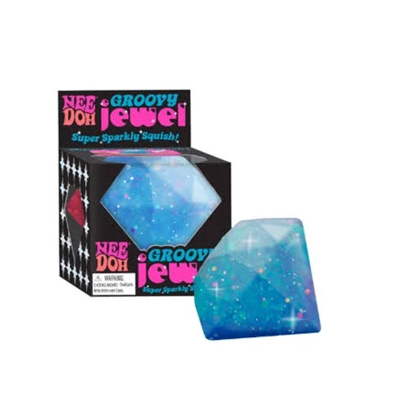 Nee Doh Groovy Jewel, 1 random color