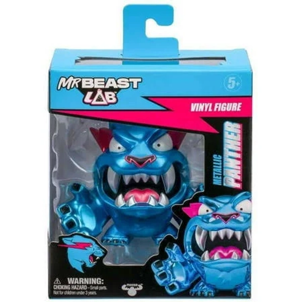 Moose Toys Mr. Beast Lab Metallic Panther Vinyl Figure