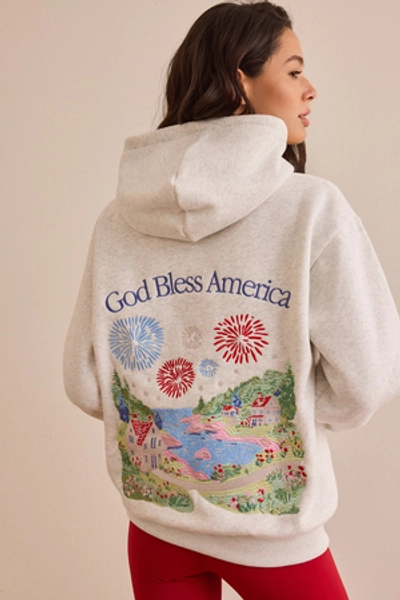 
        God Bless America Hoodie in Heather Grey | AS Revival
    