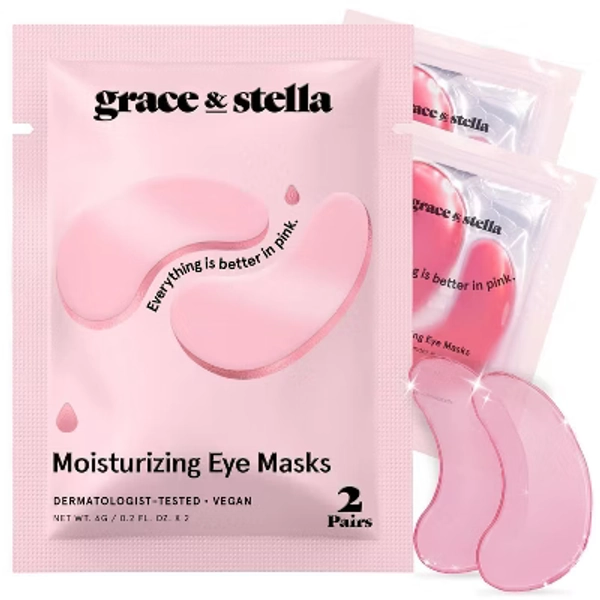 Grace & Stella Under Eye Mask - Pink - 2ct