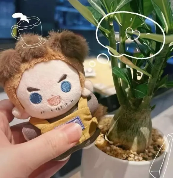 10cm John MacTavish Inspired by COD, Ghost Inspired Plush Doll, Handmade Unique for Collectors