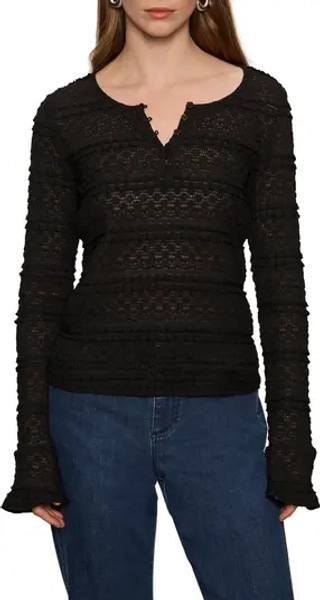Lovely Lace Henley