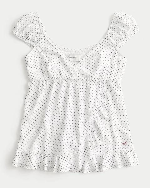 Easy Wrap Icon Babydoll Top