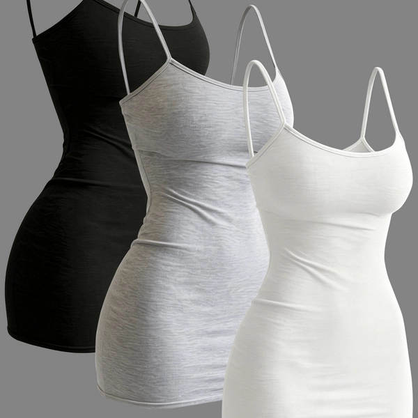 3pcs Women'S Easy Fashion Casual Dresses
