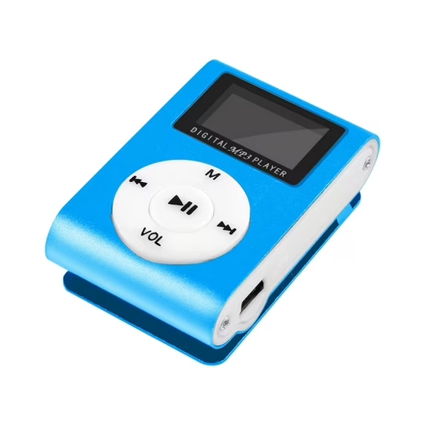 MP3 Player, with Bluetooth Lossless Music HiFi Sound Quality, with Memories Card Blue