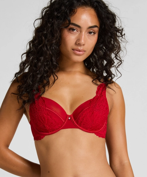 Soutien-gorge à armatures non-rembourré Whitney - Rouge