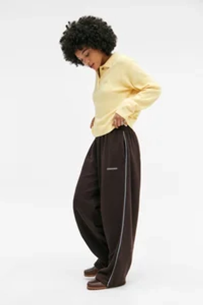 HARRI WIDE LEG JOGGER UNISEX - Trainingsbroek - brown