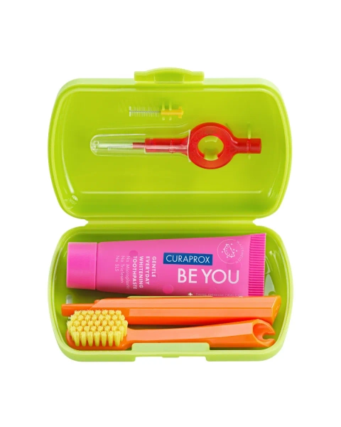 Travel set, green