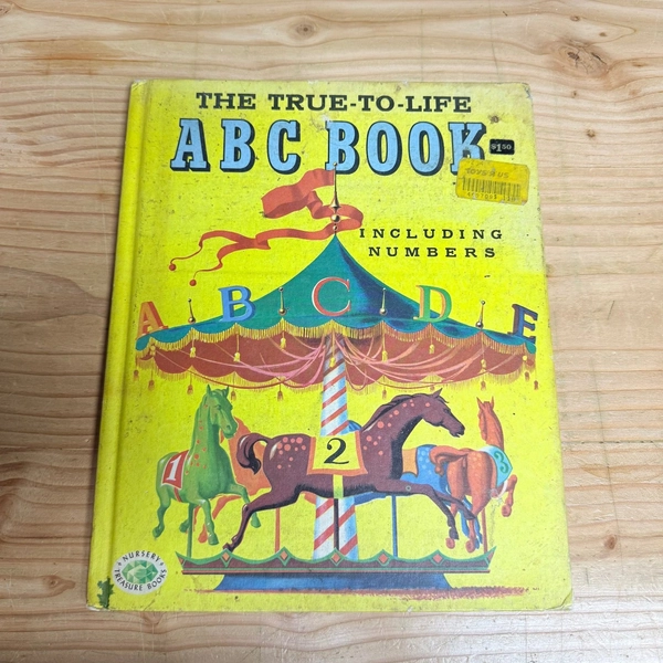 The True-to-Life ABC Book Including Numbers 1977 Printing Johan Polak Toys R Us