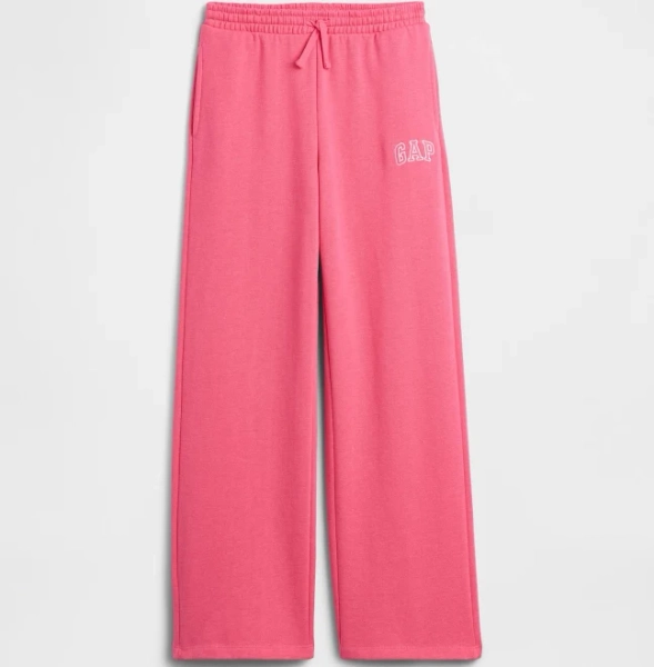 Gap Girls Logo Straight-Leg Sweatpants