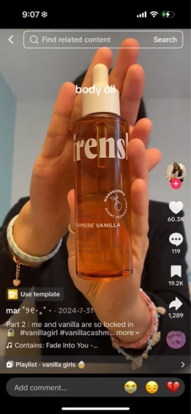 "cashmere vanilla oil" : Target