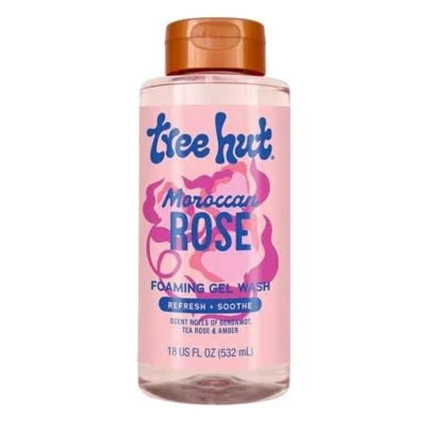 Tree Hut Foaming Gel Wash Moroccan Rose 18 fl oz