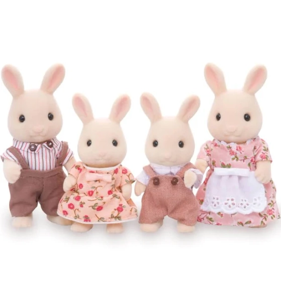 Calico Critters Sweetpea Rabbit Family